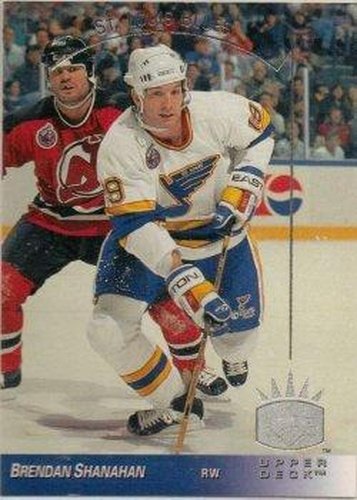 #140 Brendan Shanahan - St. Louis Blues - 1993-94 Upper Deck - SP Hockey