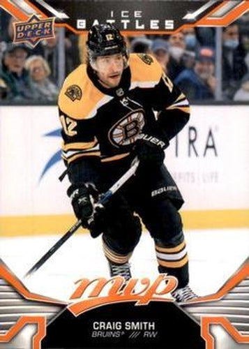 #140 Craig Smith - Boston Bruins - 2022-23 Upper Deck MVP - Ice Battles Hockey