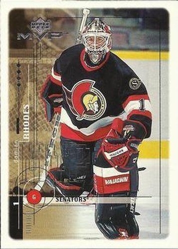 #140 Damian Rhodes - Ottawa Senators - 1998-99 Upper Deck MVP Hockey