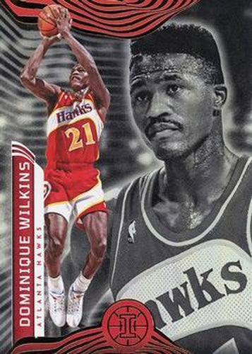 #140 Dominique Wilkins - Atlanta Hawks - 2021-22 Panini Illusions Basketball