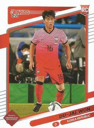 #140 Du-jae Won - Korea Republic - 2021-22 Donruss Road to FIFA World Cup Qatar 2022 Soccer