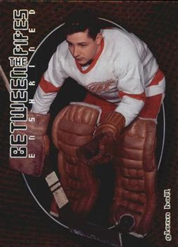 #140 Glenn Hall - Detroit Red Wings - 2001-02 Be a Player Between the Pipes Hockey