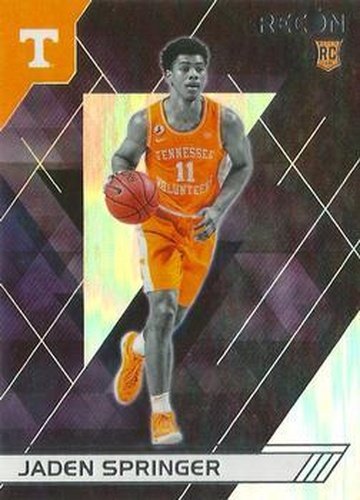 #140 Jaden Springer - Tennessee Volunteers - 2021 Panini Chronicles Draft Picks Basketball