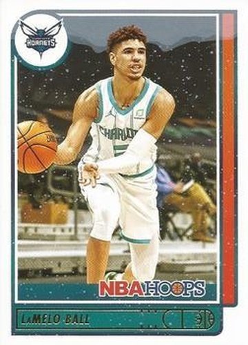 #140 LaMelo Ball - Charlotte Hornets - 2021-22 Hoops Winter Basketball