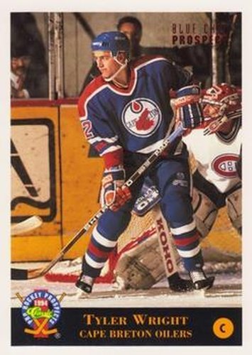 #140 Tyler Wright - Cape Breton Oilers - 1994 Classic Pro Hockey Prospects Hockey