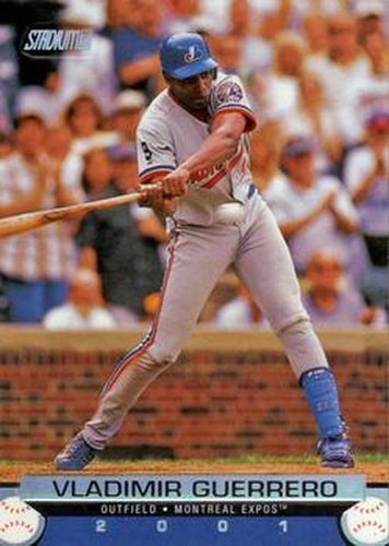 #140 Vladimir Guerrero - Montreal Expos - 2001 Stadium Club Baseball