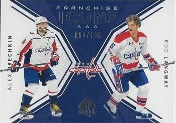 #140 Alex Ovechkin / Rod Langway - Washington Capitals - 2018-19 SP Authentic Hockey
