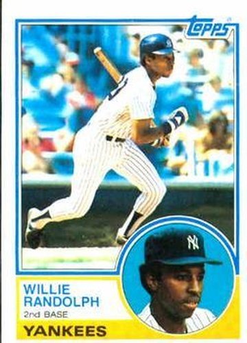 #140 Willie Randolph - New York Yankees - 1983 Topps Baseball