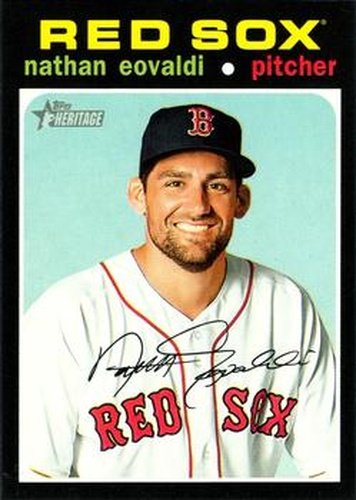 #140 Nathan Eovaldi - Boston Red Sox - 2020 Topps Heritage Baseball