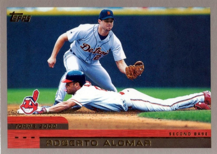 #140 Roberto Alomar - Cleveland Indians - 2000 Topps Baseball