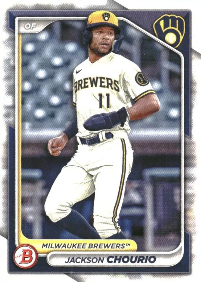 #BP-140 Jackson Chourio - Milwaukee Brewers - 2024 Bowman - Prospects Baseball