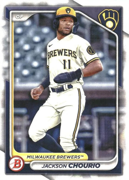 #BP-140 Jackson Chourio - Milwaukee Brewers - 2024 Bowman - Prospects Baseball