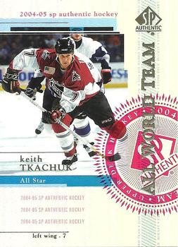 #140 Keith Tkachuk - St. Louis Blues - 2004-05 SP Authentic Hockey