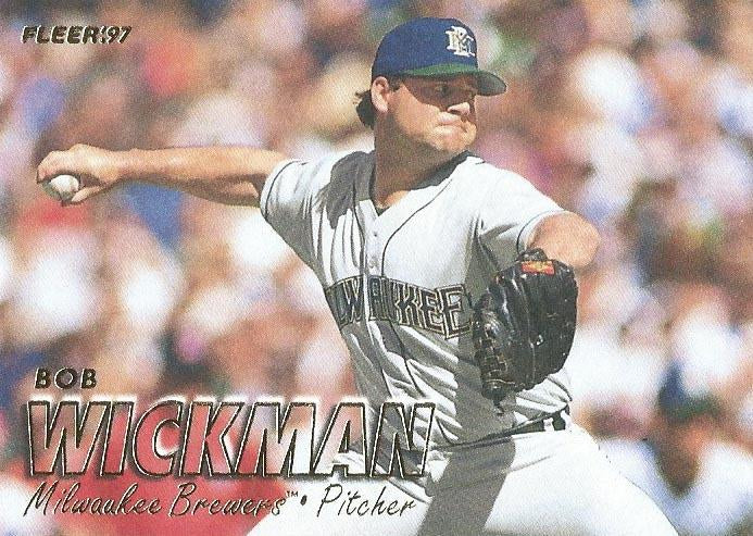 #140 Bob Wickman - Milwaukee Brewers - 1997 Fleer Baseball