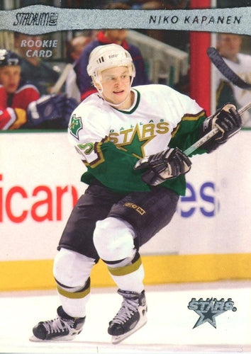 #140 Niko Kapanen - Dallas Stars - 2001-02 Stadium Club Hockey