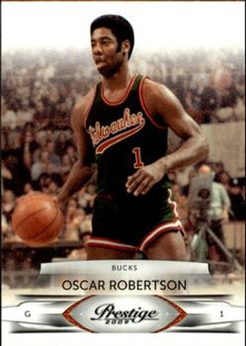 #141 Oscar Robertson - Milwaukee Bucks - 2009-10 Panini Prestige Basketball