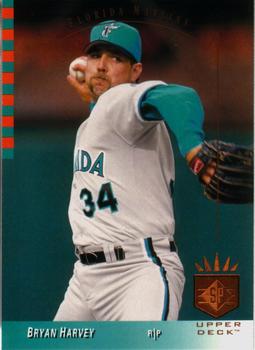 #141 Bryan Harvey - Florida Marlins - 1993 SP Baseball