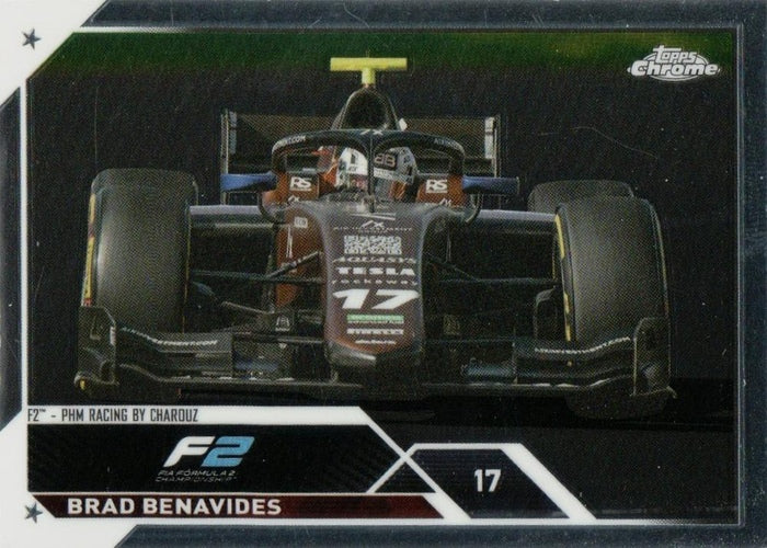 #141 Brad Benavides - PHM Racing by Charouz F2 - 2023 Topps Chrome Formula 1 Racing