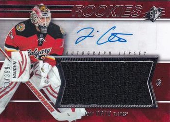 #141 Joni Ortio - Calgary Flames - 2014-15 SPx Hockey