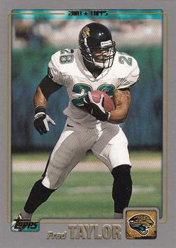 #141 Fred Taylor - Jacksonville Jaguars - 2001 Topps Football