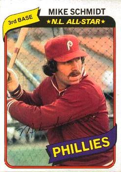 #141 Mike Schmidt - Philadelphia Phillies - 1980 O-Pee-Chee Baseball