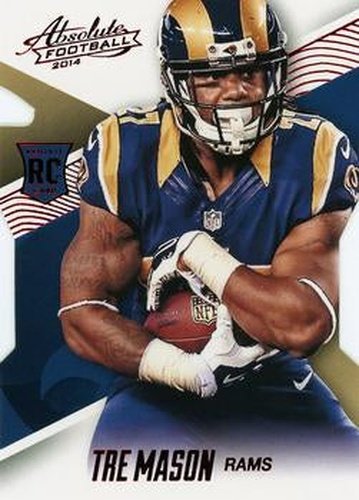 #141 Tre Mason - St. Louis Rams - 2014 Panini Absolute - Red Football