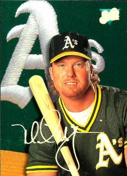 #141 Mark McGwire - Oakland Athletics - 1993 Studio Baseball