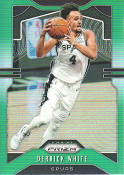 #141 Derrick White - San Antonio Spurs - 2019-20 Panini Prizm - Prizms Green Basketball