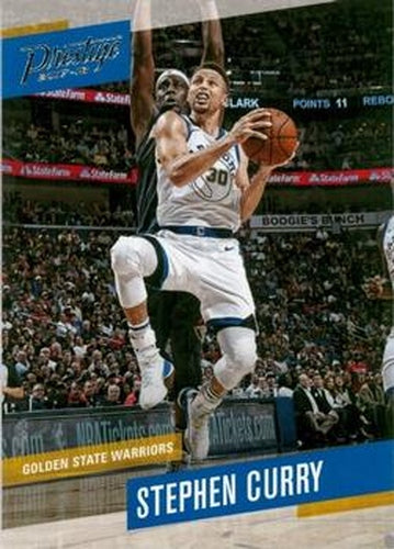 #141 Stephen Curry - Golden State Warriors - 2017-18 Panini Prestige Basketball