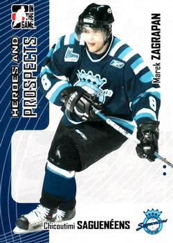 #141 Marek Zagrapan - Chicoutimi Sagueneens - 2005-06 In The Game Heroes and Prospects Hockey