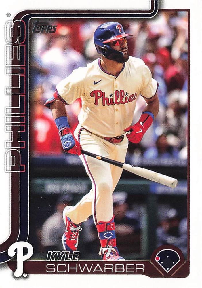 #141 Kyle Schwarber - Philadelphia Phillies - 2025 Topps Baseball