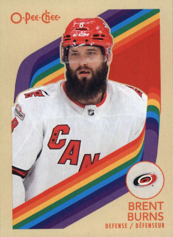 #141 Brent Burns - Carolina Hurricanes - 2023-24 O-Pee-Chee - Retro Hockey