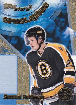 #141 Samuel Pahlsson - Boston Bruins - 2000-01 Topps Stars Hockey