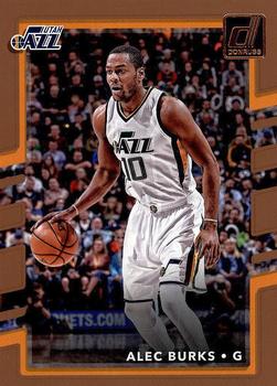 #141 Alec Burks - Utah Jazz - 2017-18 Donruss Basketball