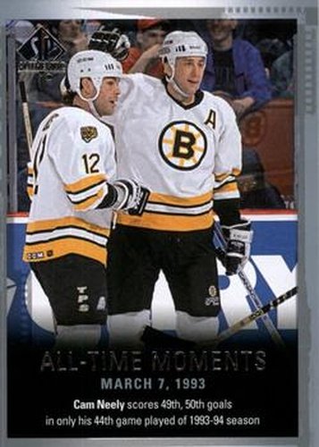 #141 Cam Neely - Boston Bruins - 2015-16 SP Authentic Hockey