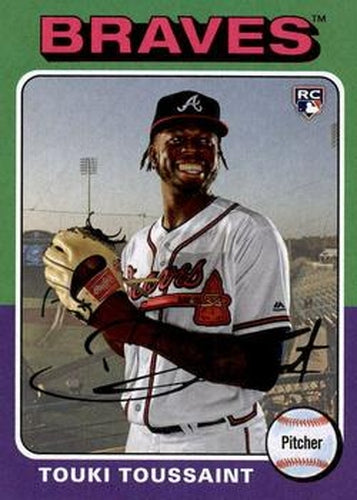 #141 Touki Toussaint - Atlanta Braves - 2019 Topps Archives Baseball