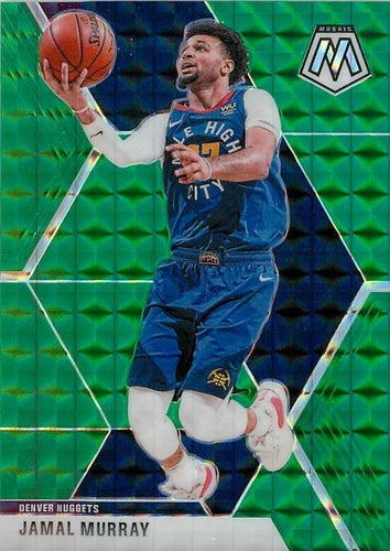 #141 Jamal Murray - Denver Nuggets - 2019-20 Panini Mosaic - Green Prizm Basketball