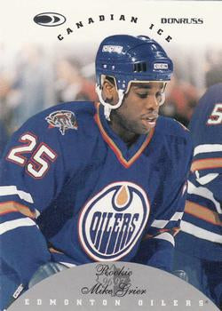 #141 Mike Grier - Edmonton Oilers - 1996-97 Donruss Canadian Ice Hockey