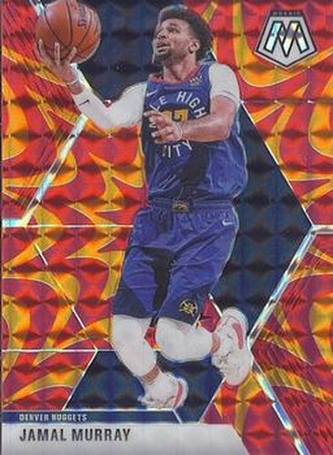 #141 Jamal Murray - Denver Nuggets - 2019-20 Panini Mosaic - Reactive Orange Basketball