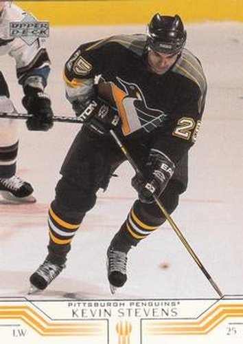 #141 Kevin Stevens - Pittsburgh Penguins - 2001-02 Upper Deck Hockey