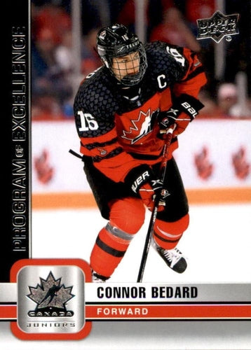 #141 Connor Bedard - Canada - 2023 Upper Deck Team Canada Juniors Hockey