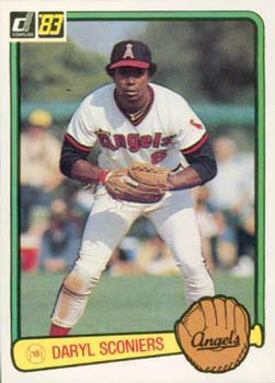 #141 Daryl Sconiers - California Angels - 1983 Donruss Baseball