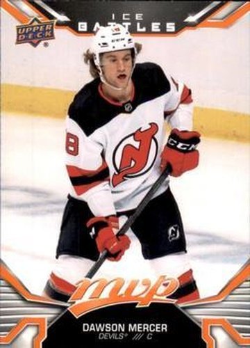 #141 Dawson Mercer - New Jersey Devils - 2022-23 Upper Deck MVP - Ice Battles Hockey
