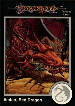 #141 Ember, Red Dragon - 1991 TSR Advanced Dungeons & Dragons - Silver