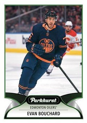 #141 Evan Bouchard - Edmonton Oilers - 2021-22 Parkhurst Hockey