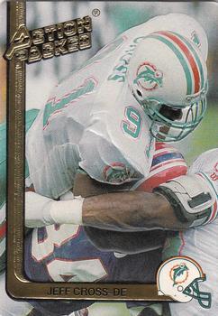 #141 Jeff Cross - Miami Dolphins - 1991 Action Packed Football