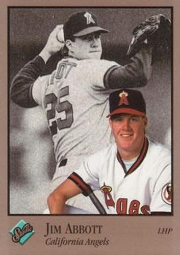 #141 Jim Abbott - California Angels - 1992 Studio Baseball