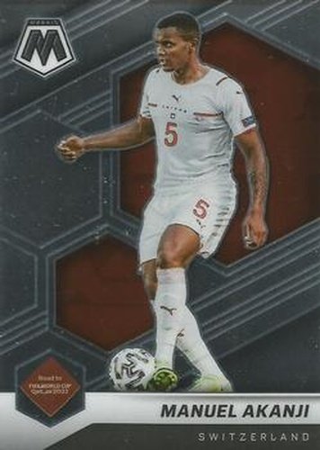 #141 Manuel Akanji - Switzerland - 2021-22 Panini Mosaic Road to FIFA World Cup Soccer