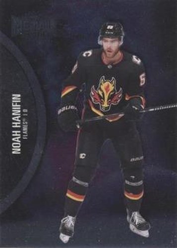 #141 Noah Hanifin - Calgary Flames - 2021-22 Skybox Metal Universe Hockey