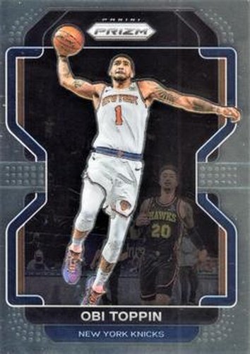 #141 Obi Toppin - New York Knicks - 2021-22 Panini Prizm Basketball